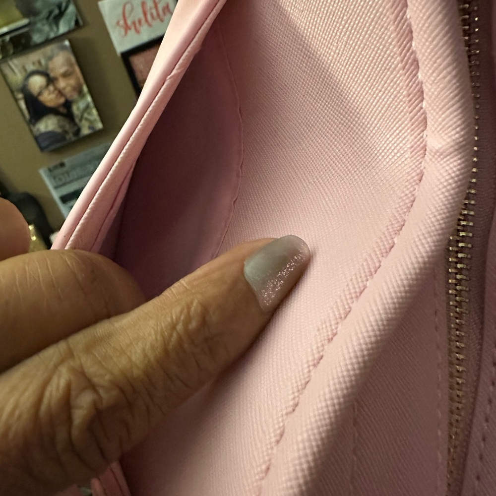 NWT VALENTINO ORLANDI Pink Tote Bag Purse & Pouch Set - Picture 12 of 15